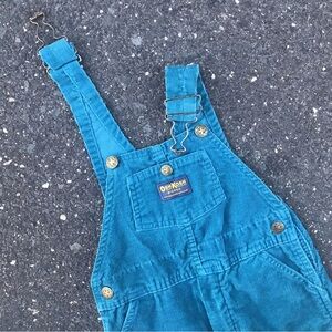 Vintage Oshkosh Begosh Overall Vestpak Corduroy Suspenders Toddler 12 24 Months
